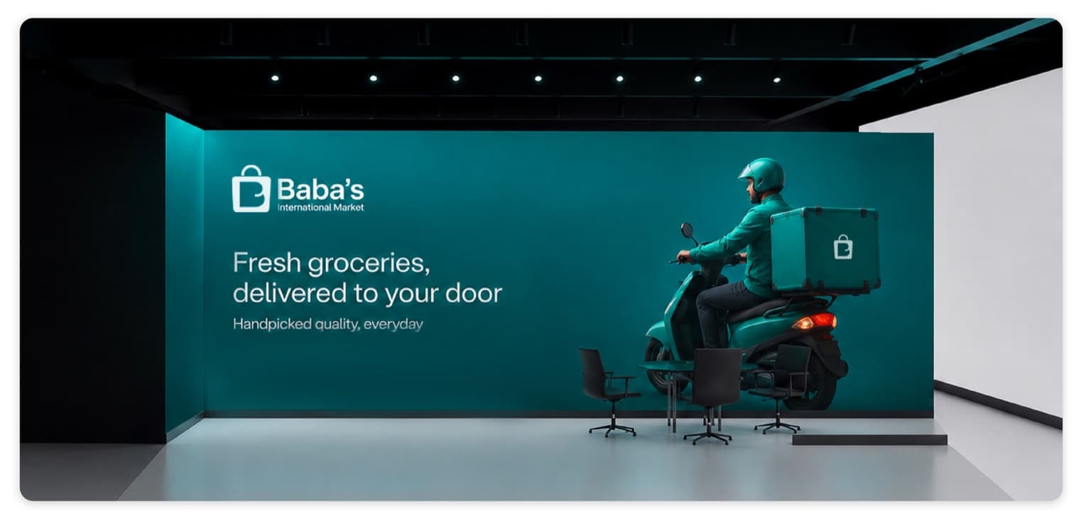Baba's International Market Brand Identity gallery image 6