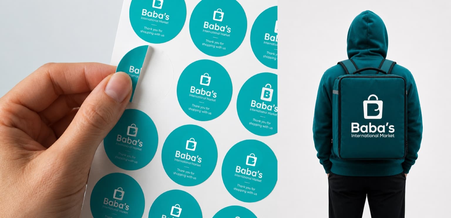 Baba's International Market Brand Identity gallery image 8