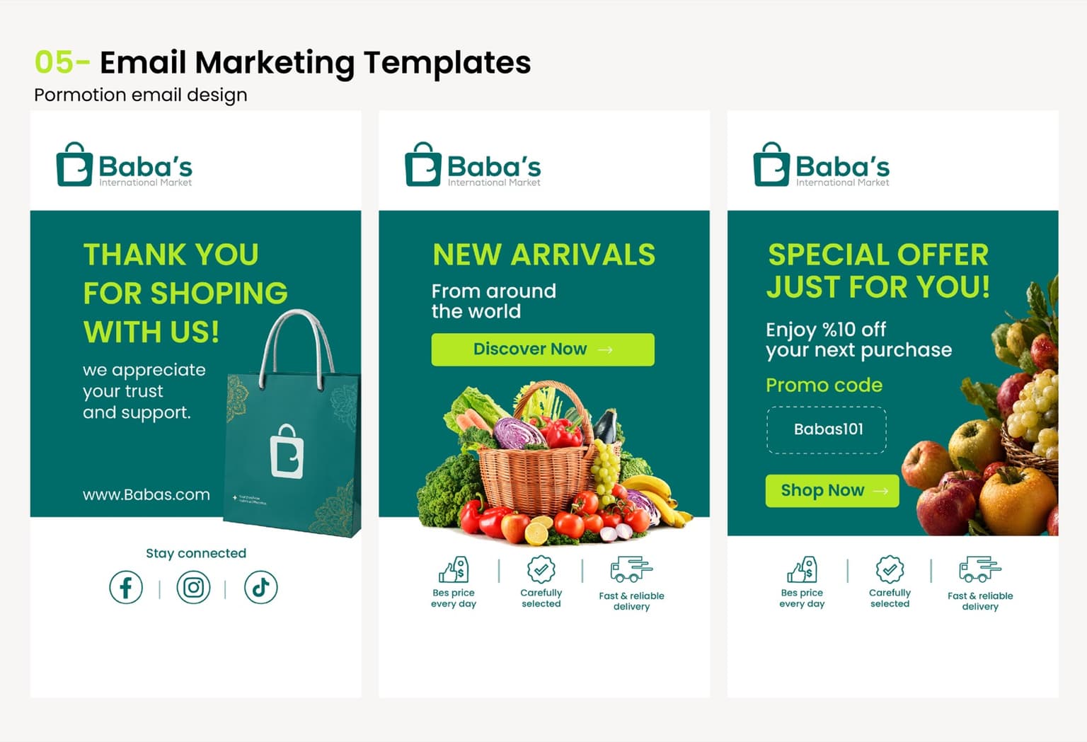 Baba's Retail Marketing Design System gallery image 6