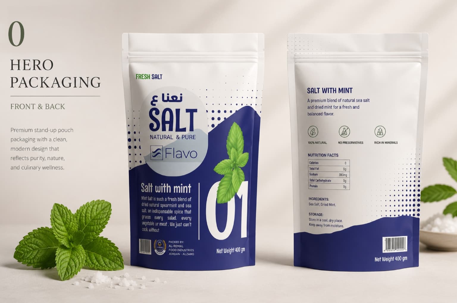 Flavo Premium Salt Packaging gallery image 3