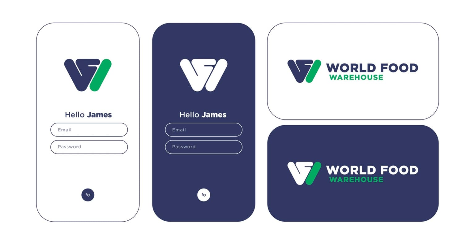 World Food Warehouse Brand Identity gallery image 3